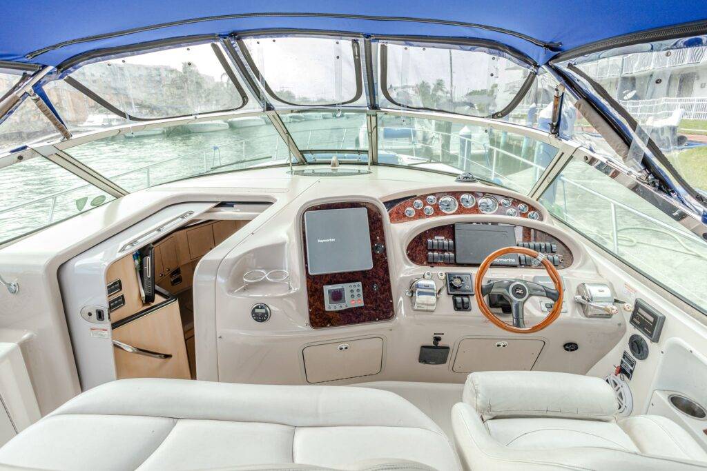 45ft Sea Ray Sundancer Yacht Rental Miami 🌅 | Sunset Cruise & Sandbar Combo from $750 6 %Miami Yacht Rentals%
