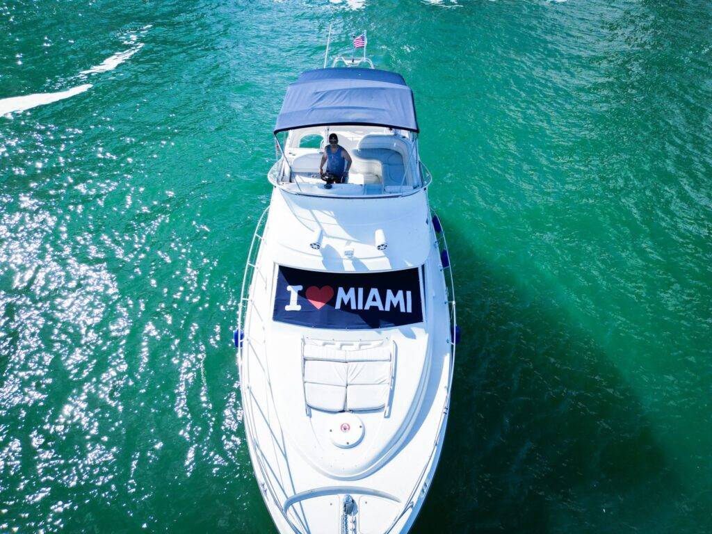 50ft Maxum Yacht Rental Miami 🔥 | Classic Party Yacht Charter from $900 3 %Miami Yacht Rentals%