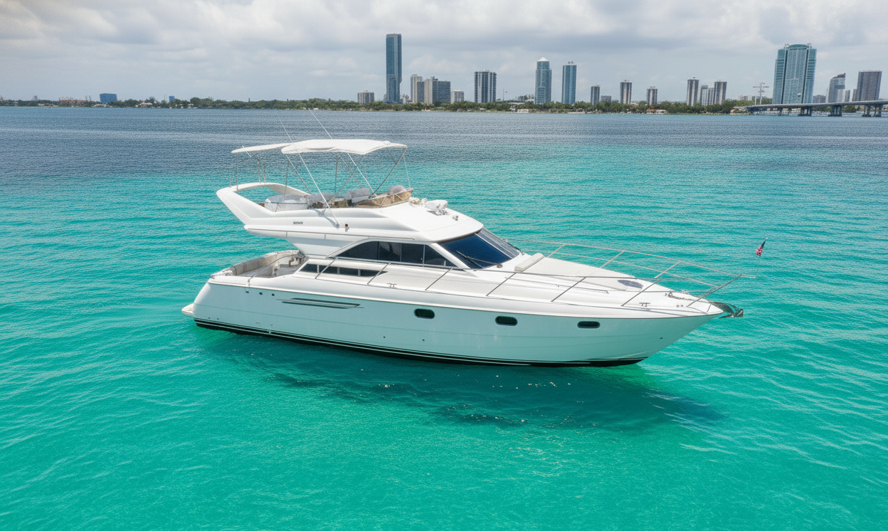 Cheapest yacht rentals in Miami 🎉 Find affordable yacht rentals, budget-friendly party boats & discounted charters with transparent pricing & no hidden fees. 86 55ft Viking Princess budget-friendly Miami yacht rental