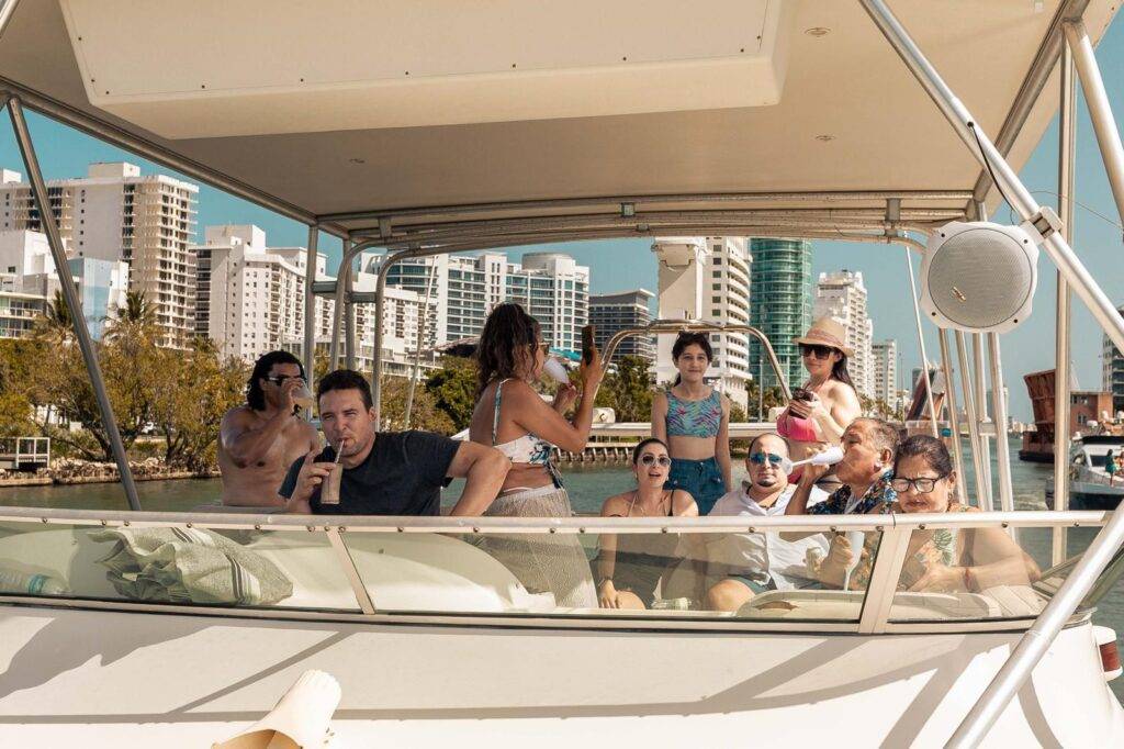 50ft Maxum Yacht Rental Miami 🥂 | Sandbar & Sunset Experience from $925 1 %Miami Yacht Rentals%