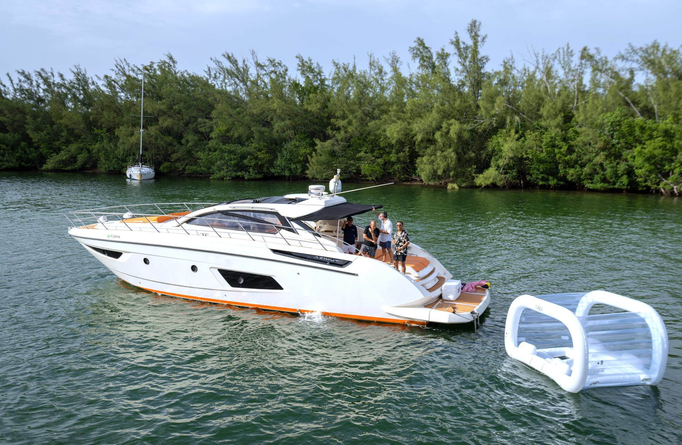 53ft Azimut Atlantis cheap Miami yacht rental