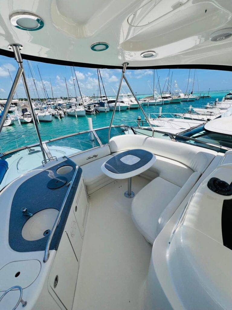 37ft Sea Ray Bridge “Amar” Yacht Rental Miami Beach 🌙 | Private Skyline Charter from $900 8 %Miami Yacht Rentals%