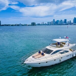 53ft Azimut Atlantis Yacht Rental Miami 🛥️ | Sporty Luxury Yacht Charter from $999