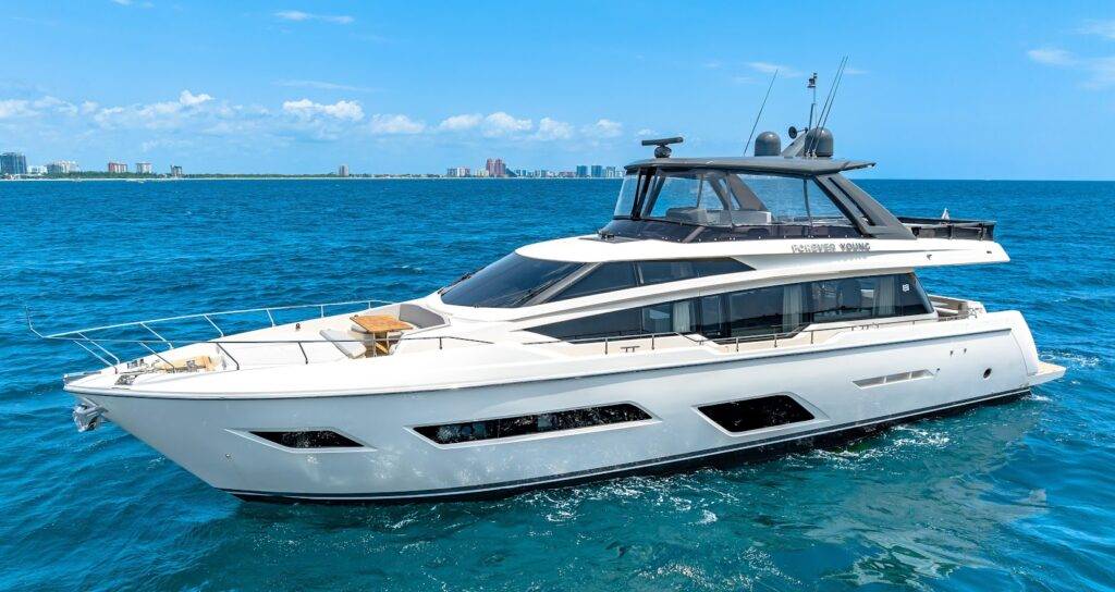 78ft Ferretti Luxury Yacht Charter | Fort Lauderdale 🛥️ 11 %Miami Yacht Rentals%
