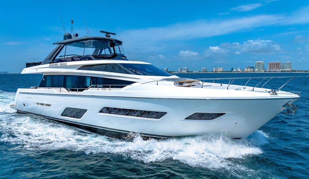 78ft Ferretti Luxury Yacht Charter | Fort Lauderdale 🛥️ 6 %Miami Yacht Rentals%