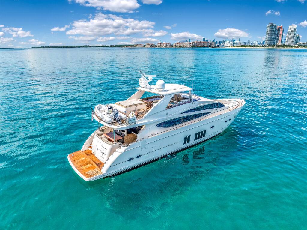 88ft Princess Yacht Rental | Miami Beach Luxury 🛥️ 4 %Miami Yacht Rentals%