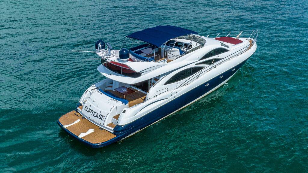 80ft Sunseeker “Sliptease” Alquiler de Yates | Miami Bayside 🎶 10 %MAlquiler de yates en Miami%