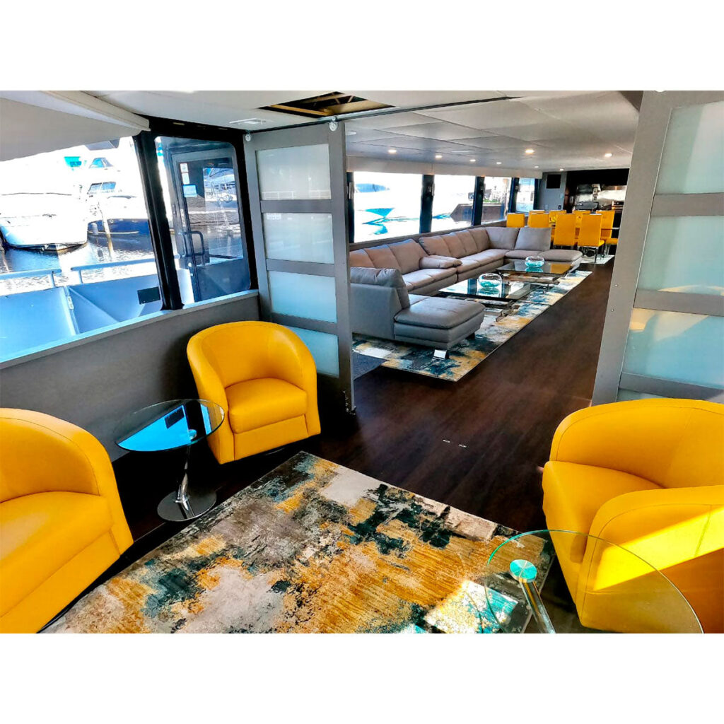 Star Cruise 105ft • Miami Beach Yacht Venue for Large Events ⛴️ 4 %Miami Yacht Rentals%