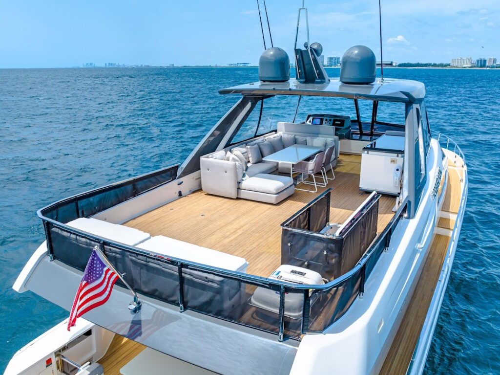 78ft Ferretti Mega Yacht Charter | Miami Luxury 🛥️ 5 %Miami Yacht Rentals%