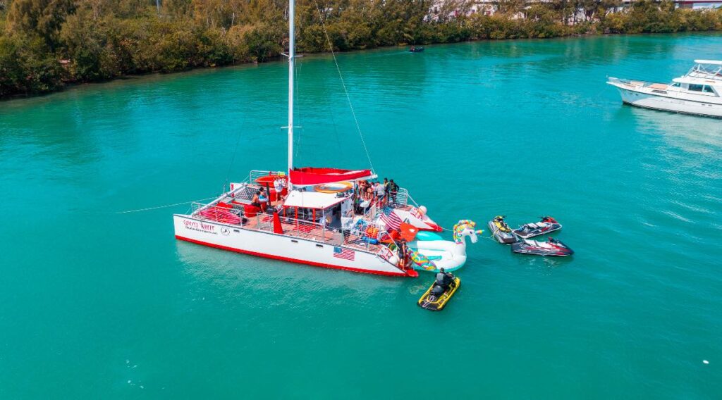 50ft Catamaran with Water Toys • Fun Group Charter & Activities Experience 🌊 8 %Miami Yacht Rentals%