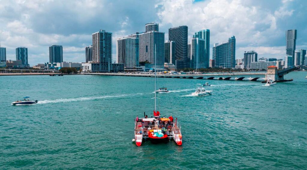 50ft Catamaran with Water Toys • Fun Group Charter & Activities Experience 🌊 12 %Miami Yacht Rentals%