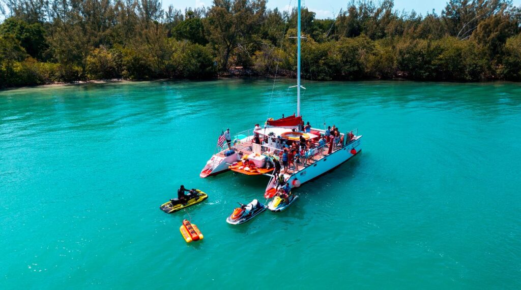50ft Catamaran with Water Toys • Fun Group Charter & Activities Experience 🌊 6 %Miami Yacht Rentals%
