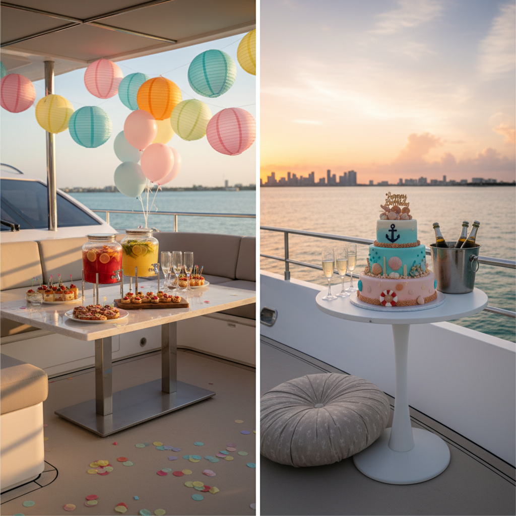 Birthday yacht in Miami — packages by age group 2 Frequently Asked Questions about Miami Birthday Yacht Charters: Packages by Age Group for Kids, Teens, Adults & VIPs Today!