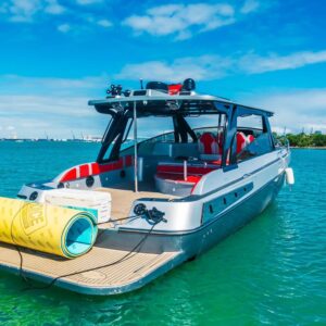 Miami desayuno catering 🍳🥐 Yacht-ready desayuno y brunch menús, pasteles, barras de café y bocados ligeros para las cartas de la mañana y salidas corporativas. 5 Alquiler de Yate Tempest de 42 pies | Crucero de un día en Marina Chamonix Miami