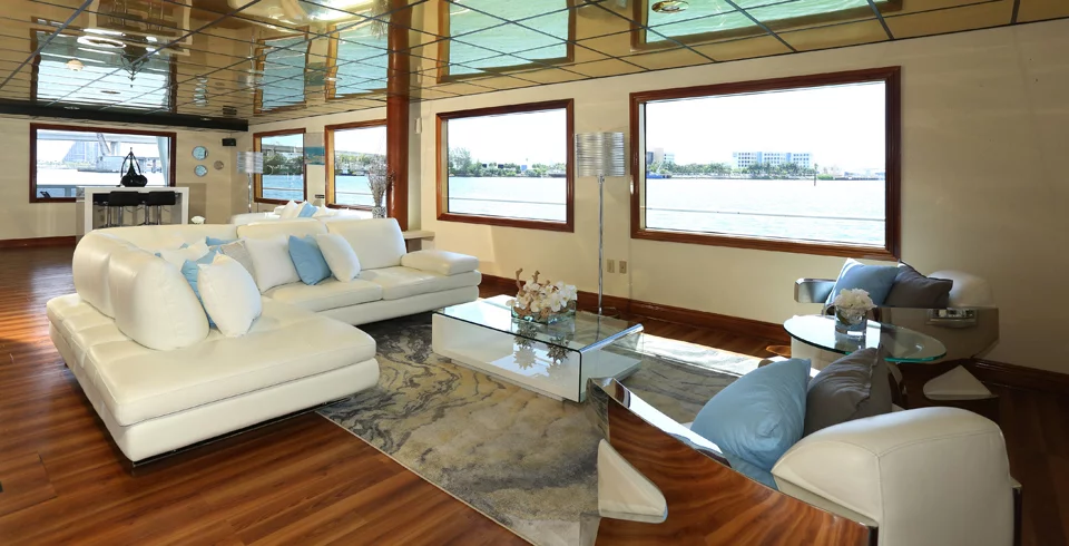 The Sun Beach Lady • Miami Yacht Venue for Group Events 🌊 8 %Miami Yacht Rentals%