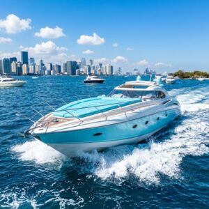 60ft Sunseeker “Frenchy” Yacht Charter (Miami River) ✨ | Free Hour