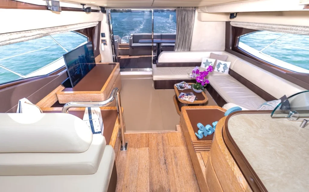 65ft Azimut “Titos” Yacht Charter (Bayside) 🌴 | Party & Sandbar Experience 7 %Miami Yacht Rentals%