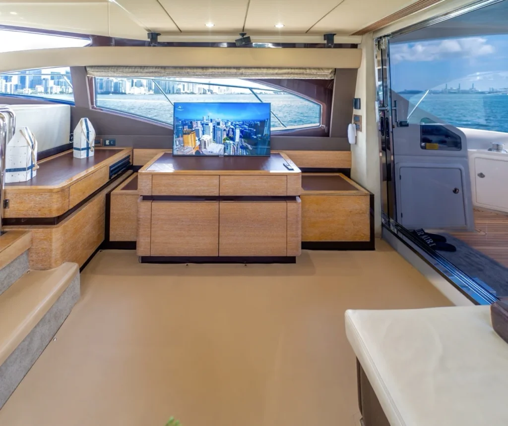 65ft Azimut “Titos” Yacht Charter (Bayside) 🌴 | Party & Sandbar Experience 5 %Miami Yacht Rentals%