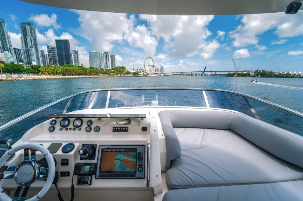 65ft Azimut “Titos” Yacht Charter (Bayside) 🌴 | Party & Sandbar Experience 4 %Miami Yacht Rentals%