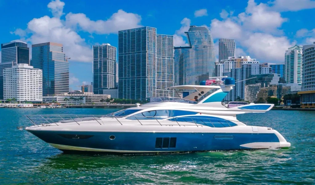 65ft Azimut “Titos” Yacht Charter (Bayside) 🌴 | Party & Sandbar Experience 2 %Miami Yacht Rentals%