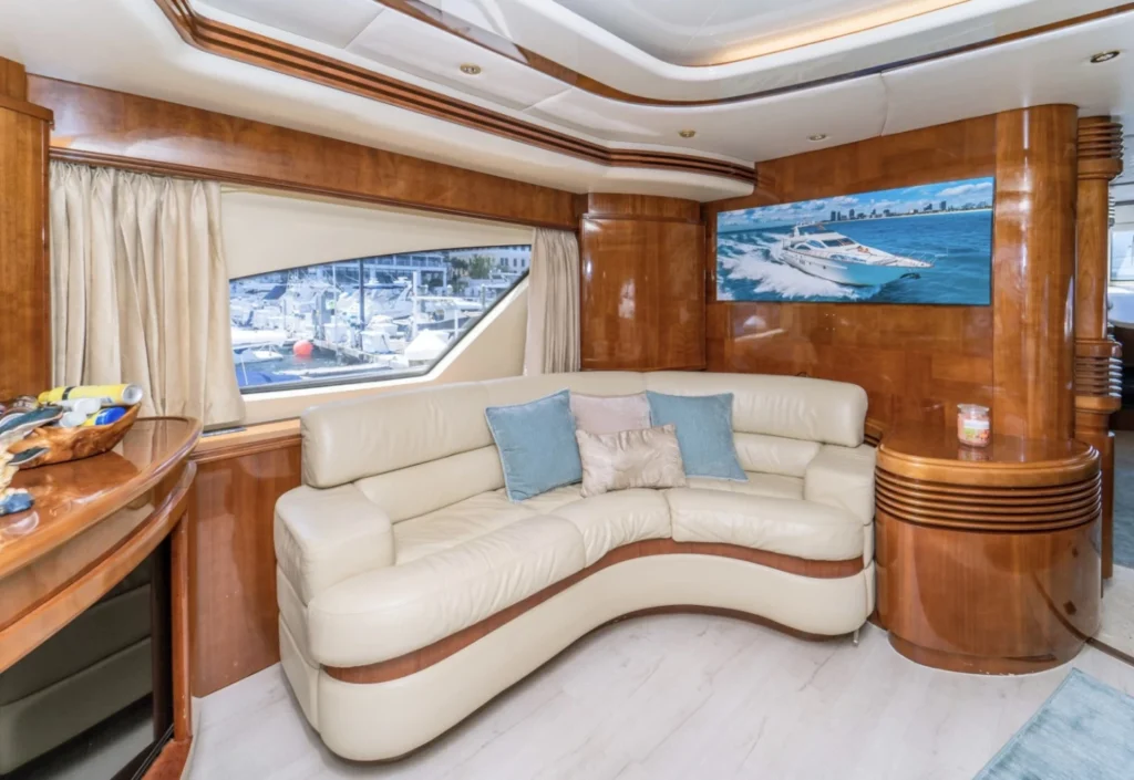 80ft Azimut “Grace” Yacht Charter | Miami Beach Experience 🌊 9 %Miami Yacht Rentals%