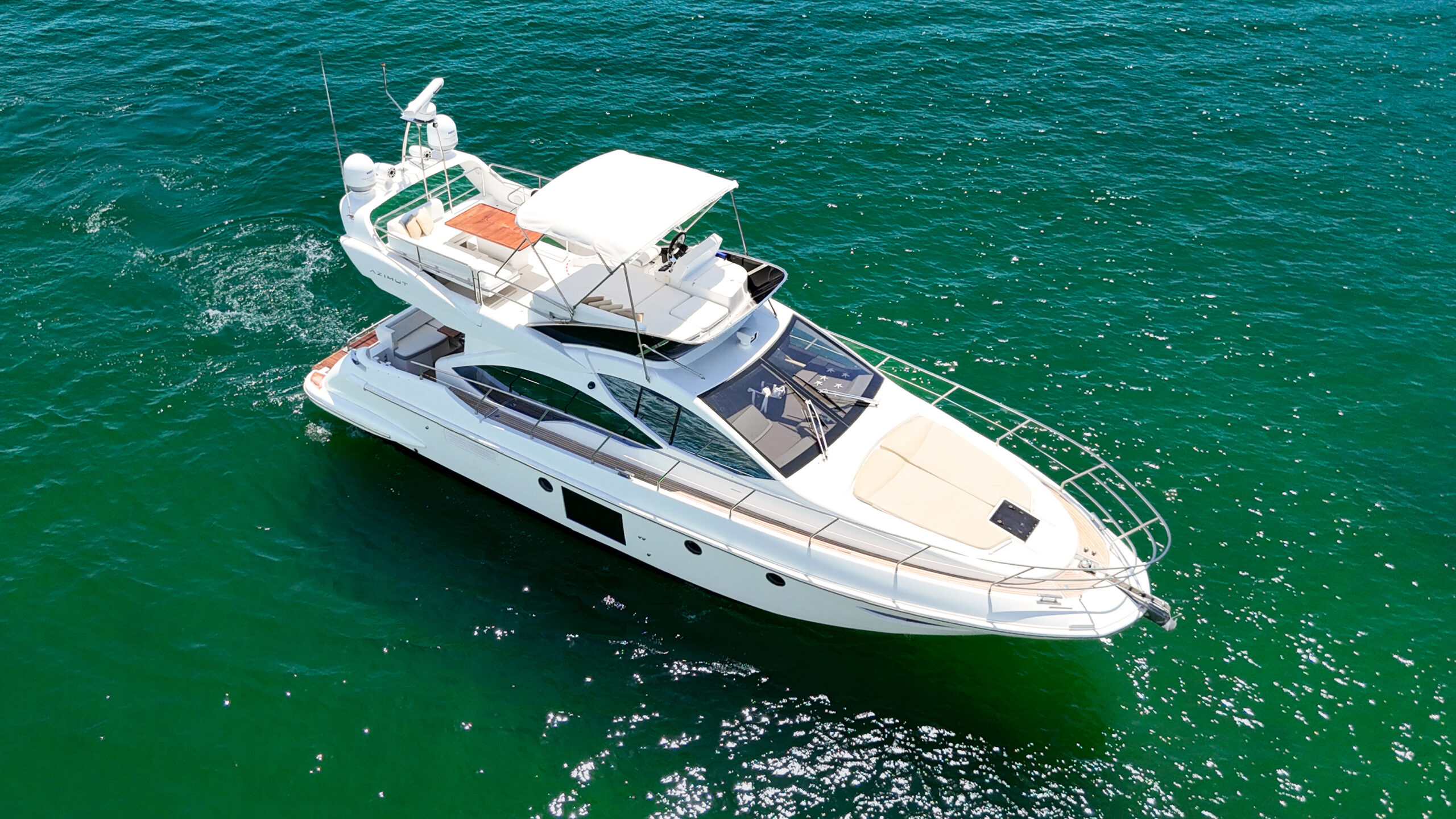 Cheapest yacht rentals in Miami 🎉 Find affordable yacht rentals, budget-friendly party boats & discounted charters with transparent pricing & no hidden fees. 82 53ft Azimut Latin Flow budget-friendly Miami yacht rental
