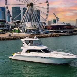 55ft Sea Ray “Palantir” Yacht Charter Miami ✨ | Premium Sundancer Experience