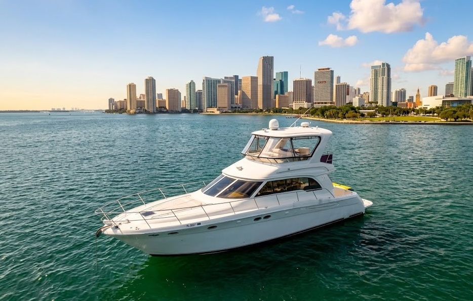 Cheapest yacht rentals in Miami 🎉 Find affordable yacht rentals, budget-friendly party boats & discounted charters with transparent pricing & no hidden fees. 85 55ft Sea Ray Navigator Miami Yacht Rental