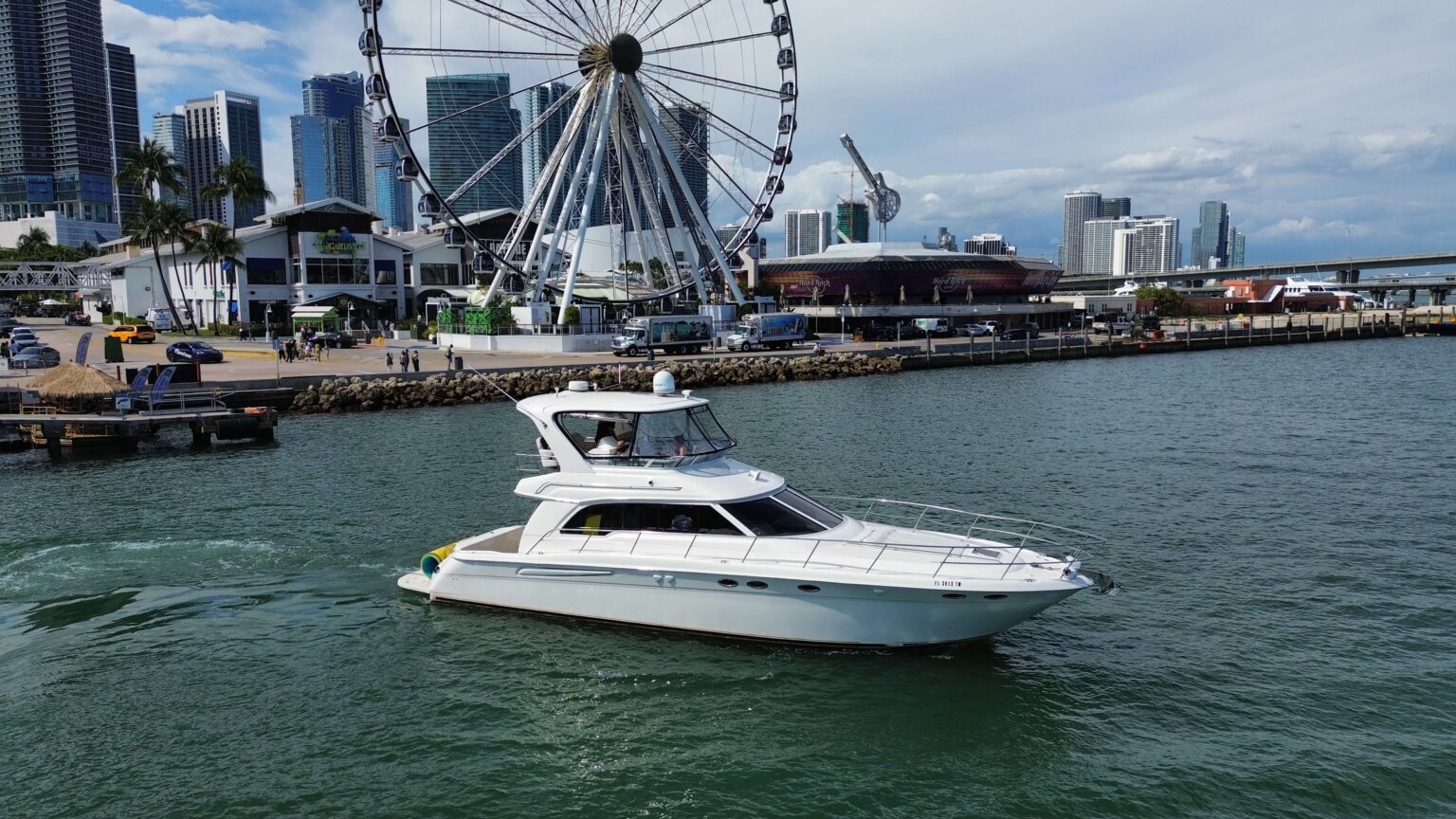 55ft Sea Ray Palantir budget-friendly Miami yacht rental