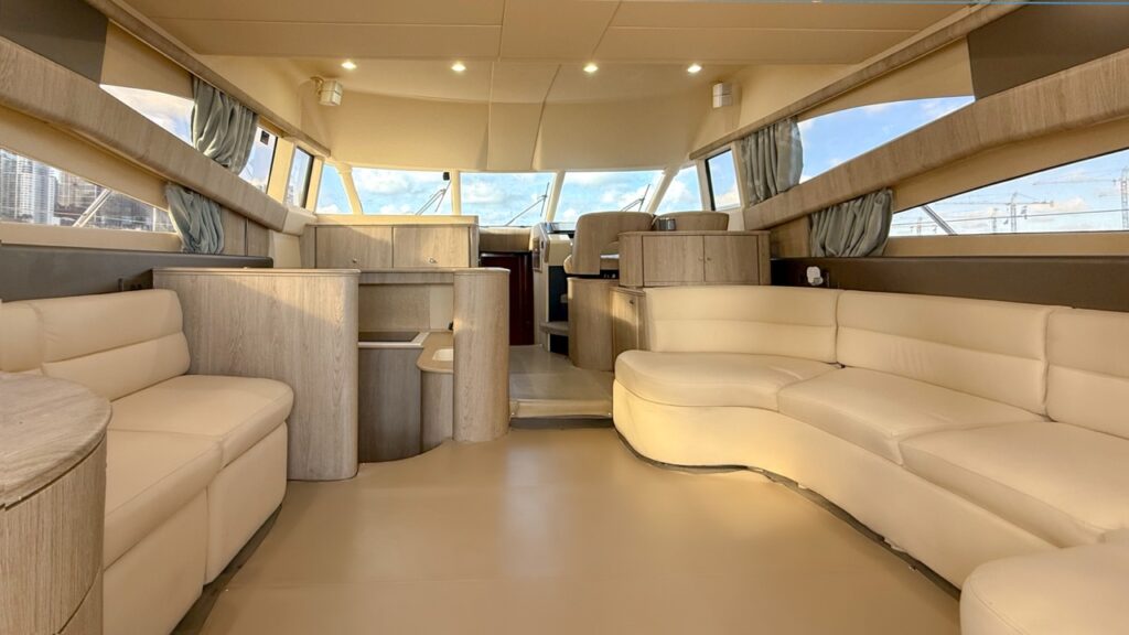 60ft Viking Princess Yacht Rental Miami 👑 | Luxury Flybridge Experience from $1,000 9 %MAlquiler de yates en Miami%