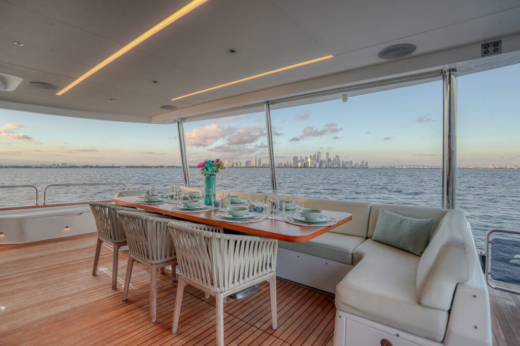 88ft Sirena Yacht Charter | Miami Beach Experience 🌴 7 %Miami Yacht Rentals%