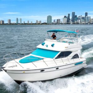 50ft Blue Luxury Private Charter Experience ⚓ | Miami Yacht Charter