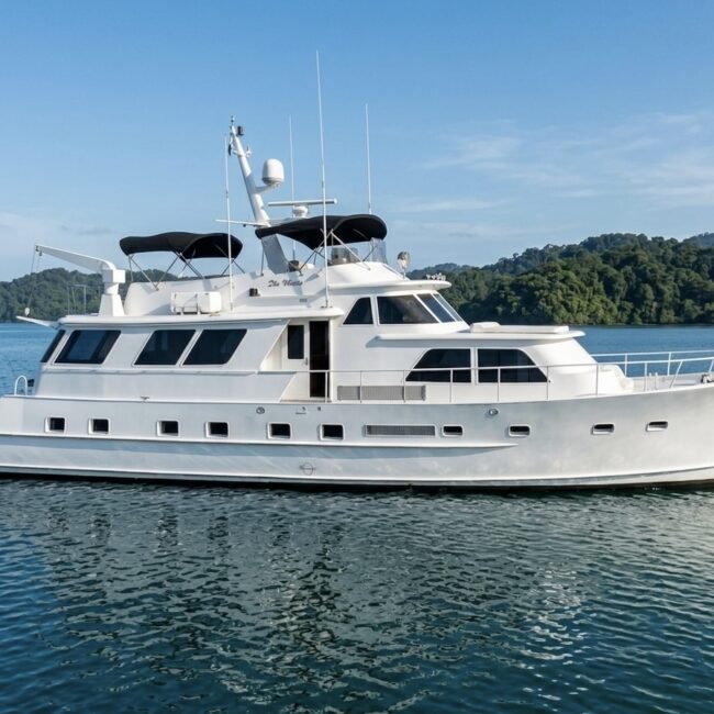 90ft Broward Mega Yacht Panama yacht rental
