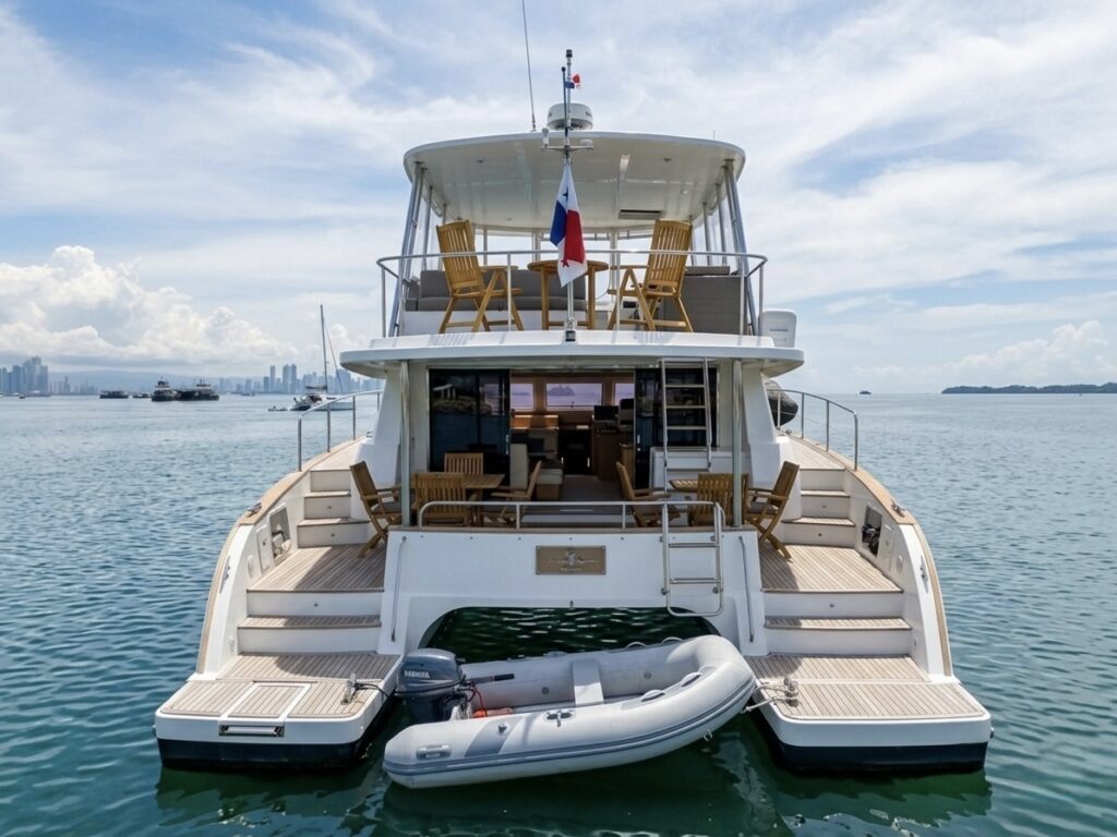 Alquiler de catamarán a motor de 47 pies en Panamá | Escapadas de lujo a islas | Desde 1 persona por 4 noches, 2200 $ 2 %MAlquiler de yates en Miami%