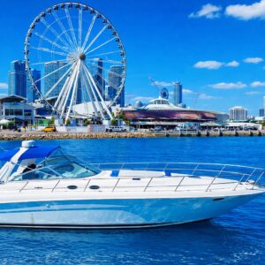 Miami desayuno catering 🍳🥐 Yacht-ready desayuno y brunch menús, pasteles, barras de café y bocados ligeros para las cartas de la mañana y salidas corporativas. 1 Alquiler de yate Sea Ray Ruffy de 48 pies en Miami