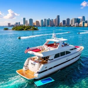 Miami desayuno catering 🍳🥐 Yacht-ready desayuno y brunch menús, pasteles, barras de café y bocados ligeros para charters de la mañana y salidas corporativas. 14 Alquiler de Yate de Lujo Zeus de 90 pies en Miami