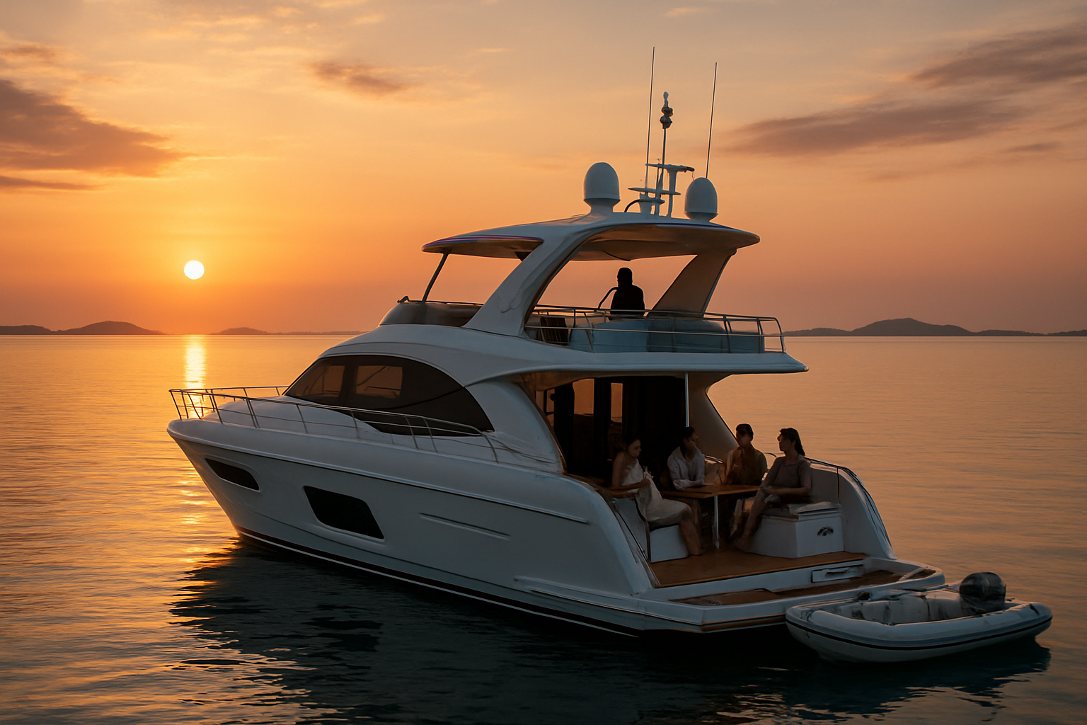 Panama Yacht Itinerary for First-Time Visitors 3 Afternoon & Evening: Anchor, Sunset, and Return