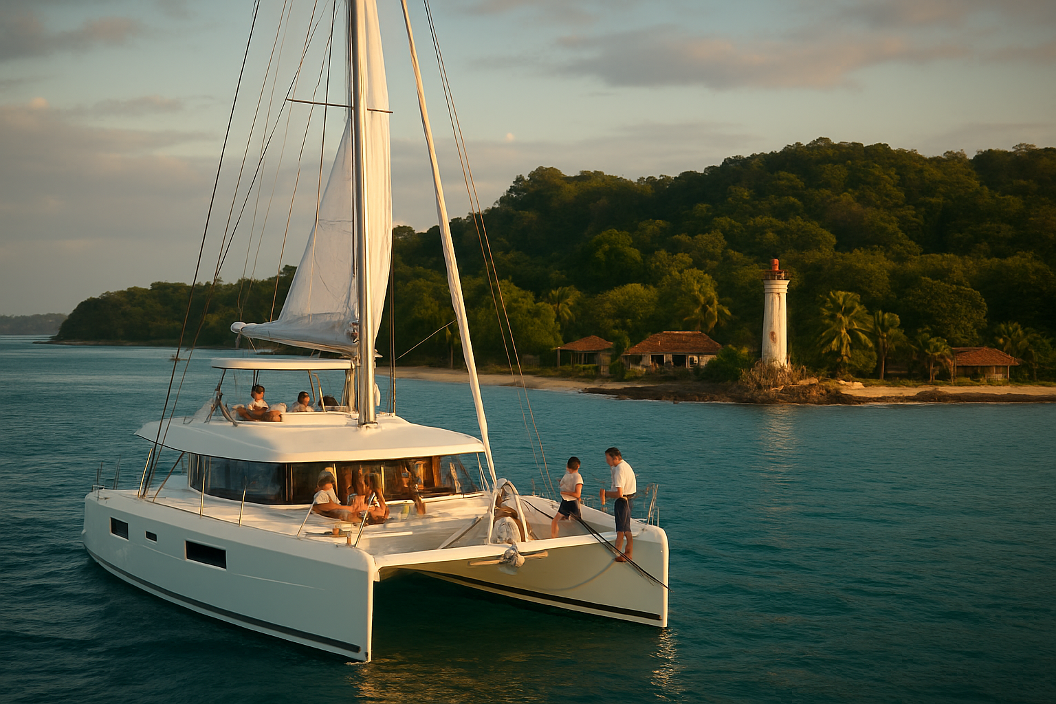 Three-Day San Blas Catamaran Itinerary 3 Day 3 — Return via Playón Chico and Lighthouse Stop