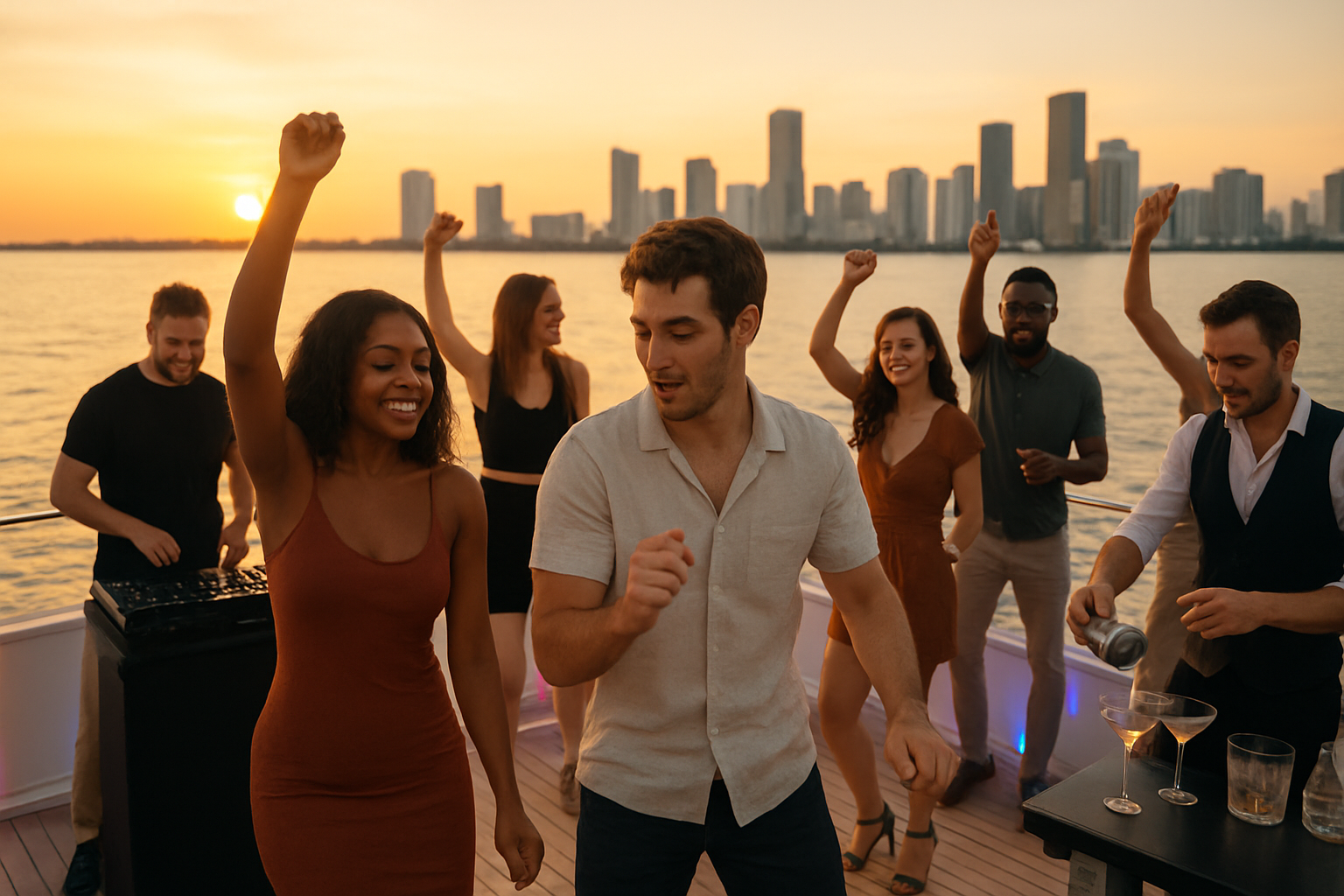 Miami 30th Birthday Yacht Party Ideas 3 Entertainment & Activities — Setting the Vibe