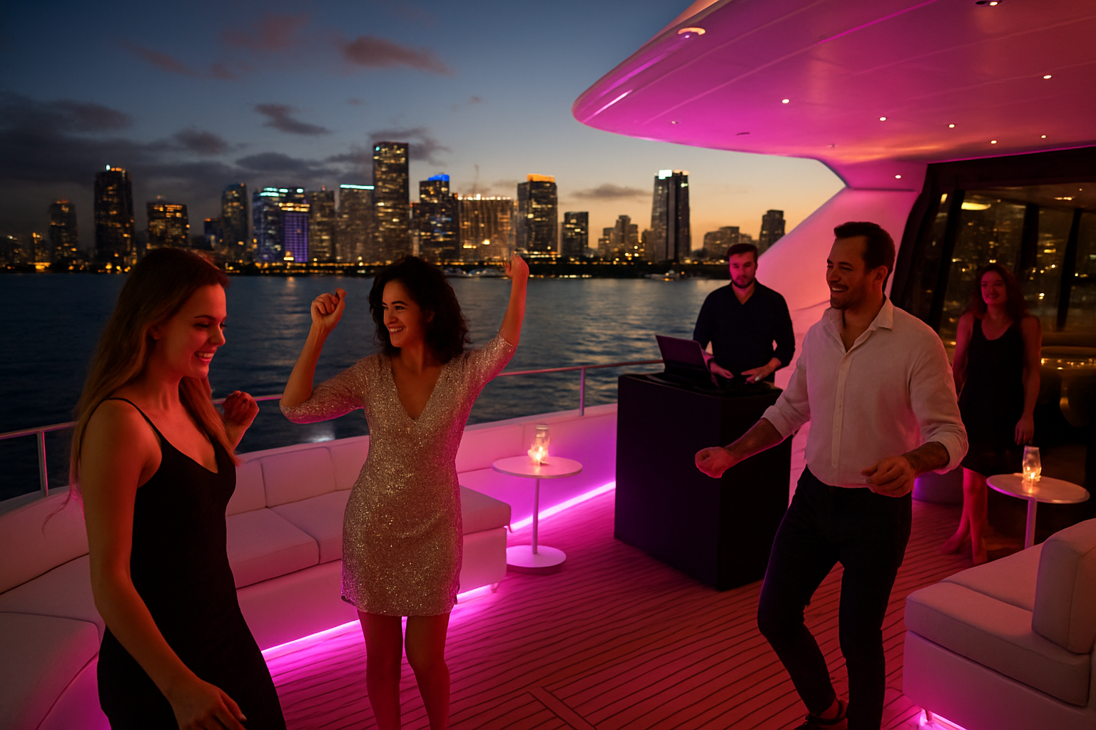 40th Birthday Yacht Party Ideas in Miami 3 Entertainment & onboard experiences